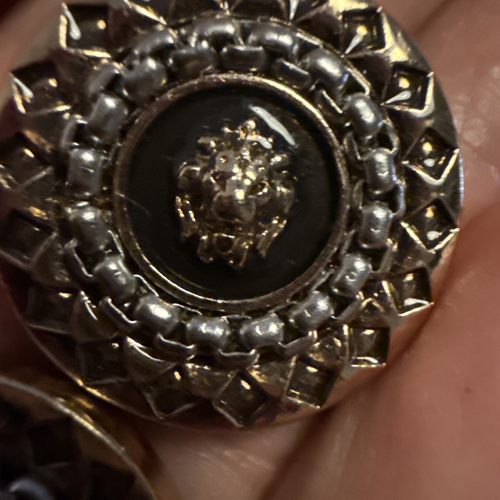 CHANEL Genuine Button Gold/Silver Tones Metal -Lot of 2- 23mm RARE Investment - Picture 4 of 14